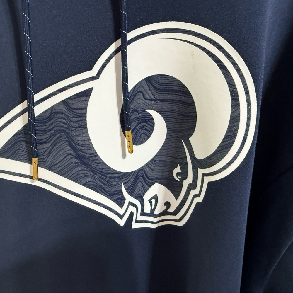 NFL Navy Blue Los Angeles Rams Hoodie - Picture 2 of 4